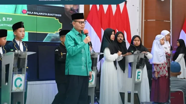 Wawako Ibnu Tutup Cerdas Quran Bukittinggi, SD dan SMP Al Islah Juara Pertama