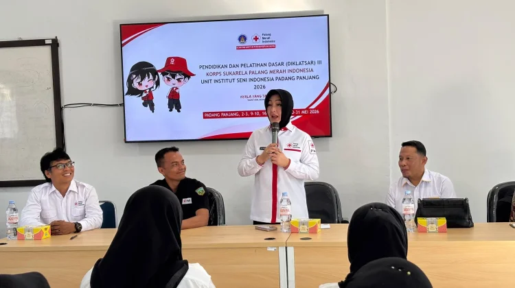 Cetak Relawan Tangguh, PMI Padang Panjang Latih Dasar KSR