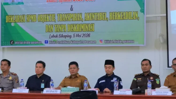 Bupati Pasaman Resmi Buka SPMB 2026/2027