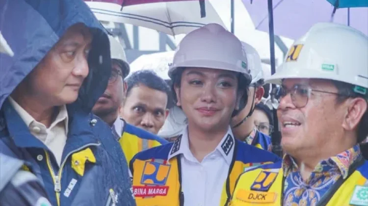 Menteri PUPR Tinjau Pembangunan Sekolah Rakyat di Dharmasraya