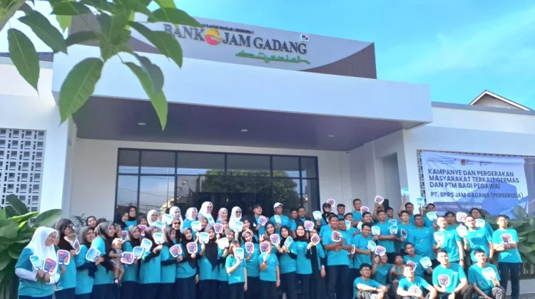 Dinkes Bukittinggi dan BPRS Jam Gadang Gaungkan Semangat GERMAS untuk Hidup Sehat