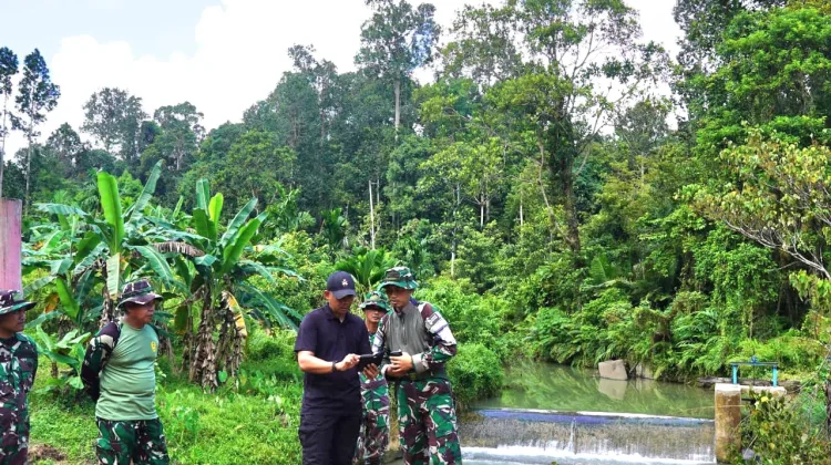 Konektivitas Wilayah, Dandim Mentawai Cek Pembangunan Jembatan Antar Desa