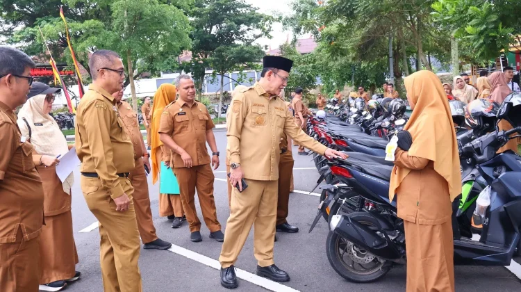 Wali Kota Zulmaeta Pimpin Apel Pemeriksaan Aset Kendaraan Dinas Pemko Payakumbuh