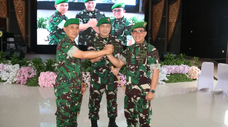 Estafet Kepemimpinan, Brigjen TNI Aji Mimbarno Resmi Jabat Danrem 032/Wirabraja