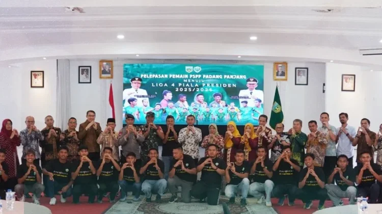 Pemko Padang Panjang Lepas PSPP Berlaga di Liga 4 Piala Presiden 2025/2026