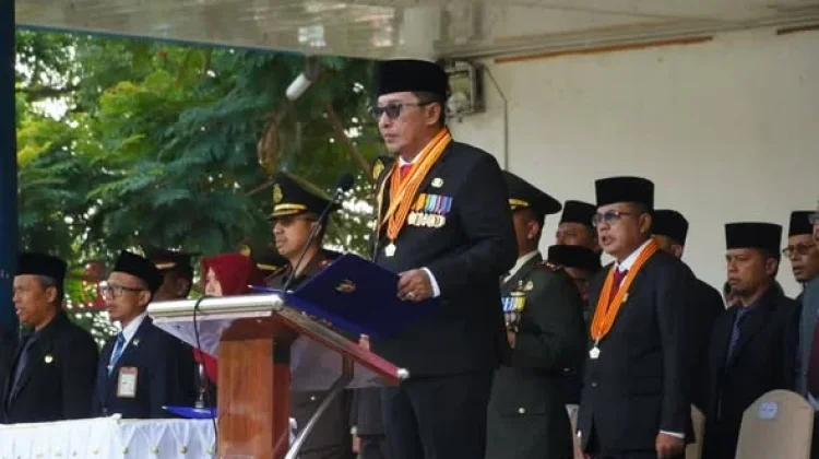 Upacara Harkitnas Berlangsung Hikmat, Bupati Sampaikan Sambutan Menteri Komdigi