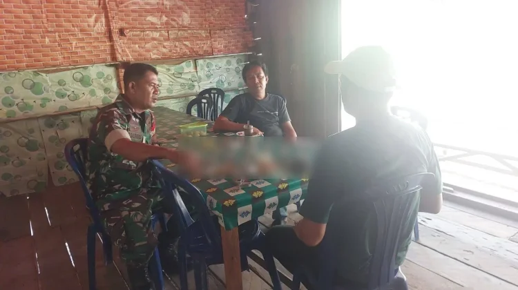 Babinsa Kapur IX Ajak Warga Hidup Sehat Bersih