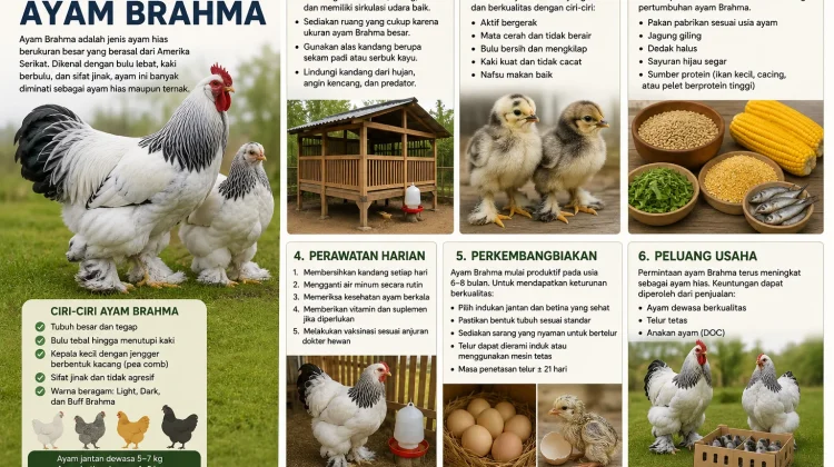 Beternak Ayam Brahma Peluang Usaha dan Hobi yang Menjanjikan