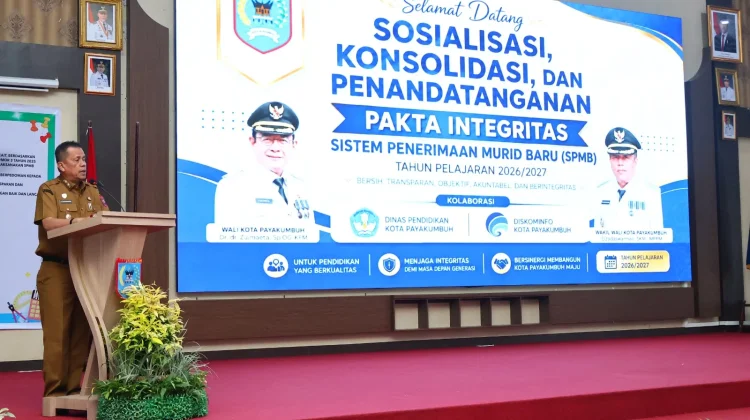 SPMB Payakumbuh Pakai Aplikasi diSAKOLA Wako Tekankan Bebas Titipan