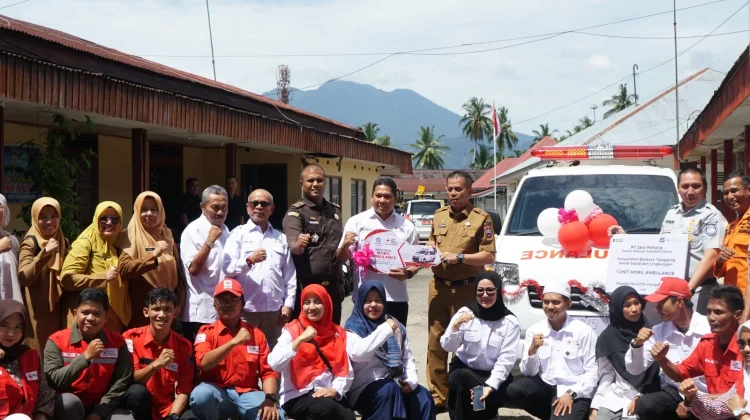 PMI Payakumbuh Dapat Bantuan Ambulans Baru dari Jasa Raharja
