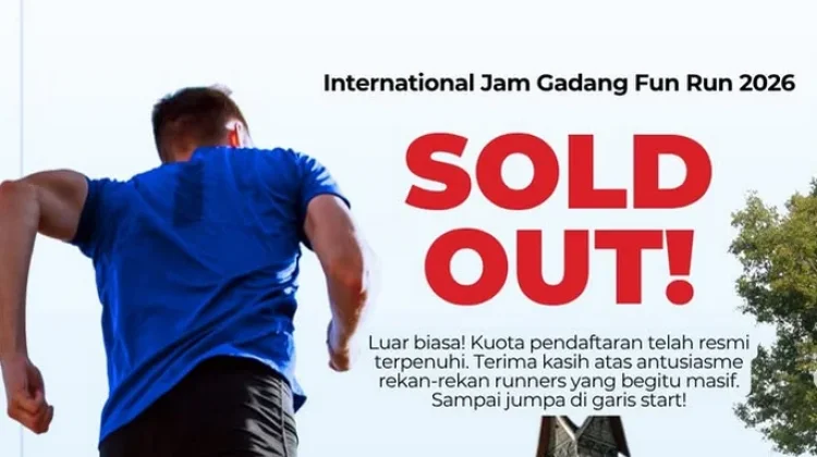 Sebanyak 1000 Pelari Siap Meriahkan Jam Gadang Fun Run 2026