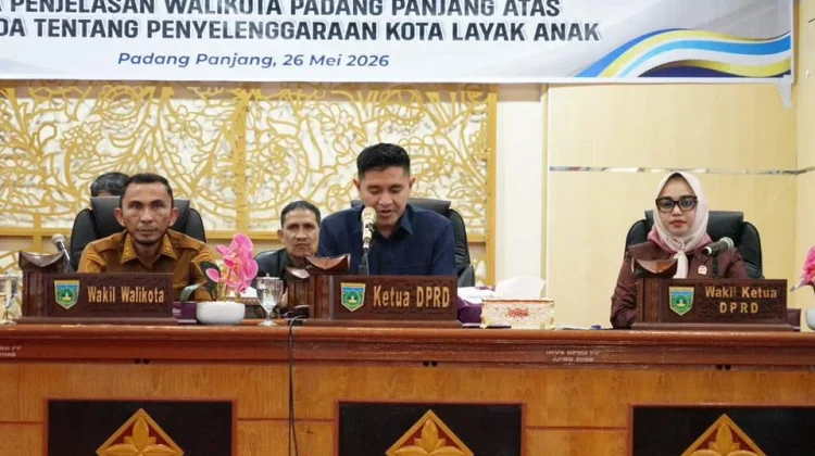 DPRD Padang Panjang Dukung Ranperda KLA, Minta Implementasi Nyata