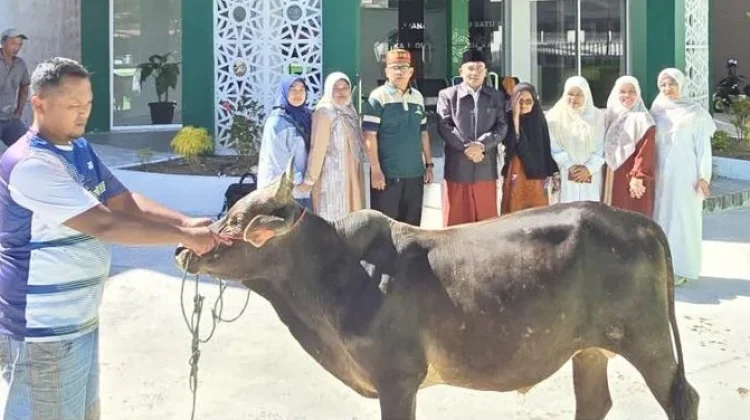 Kemenag Padang Panjang Sembelih Hewan Kurban, Perkuat Nilai Keikhlasan