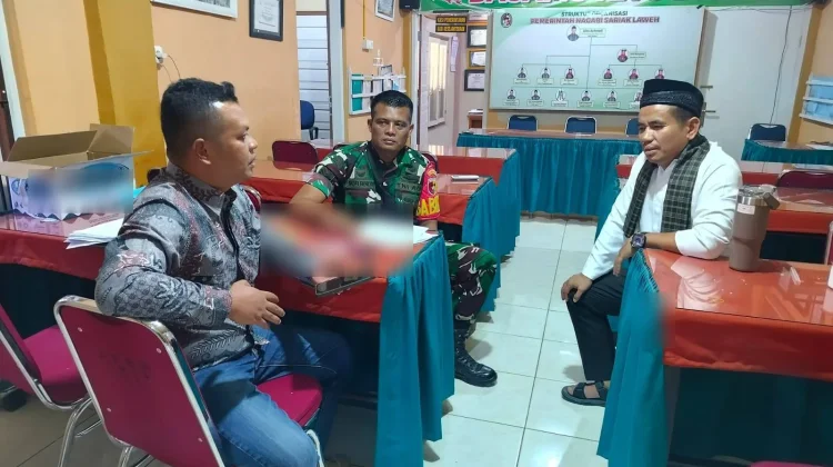 Babinsa Akabiluru Ajak Warga Waspada Cuaca Ekstrem