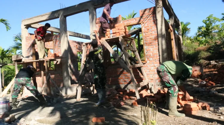 Musholla Bukit Pamewa Rampung, Lebih Representatif Berkat Satgas TNI Mentawai