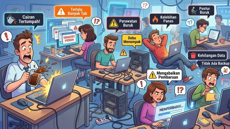 Kesalahan Umum Pengguna PC dan Laptop