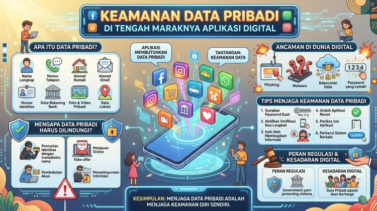 Keamanan Data Pribadi di tengah Maraknya Aplikasi Digital
