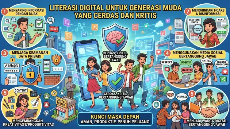 Literasi Digital untuk Generasi Muda yang Cerdas dan Kritis