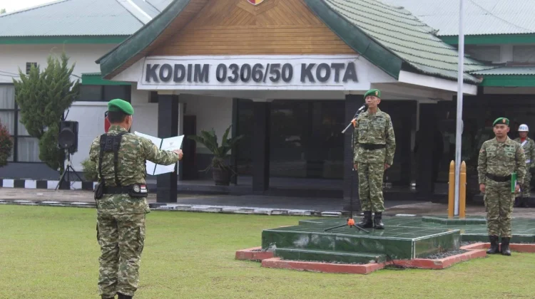 Kodim 50 Kota Upacara Harkitnas Kobarkan Semangat