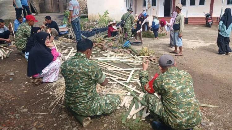 Koramil Luak Gotong Royong Siapkan Lomba PKK