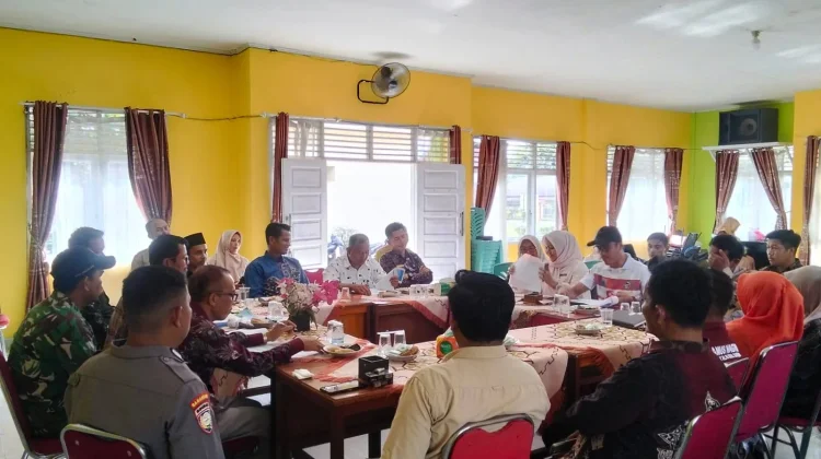 Babinsa Kapur IX Hadiri Rakor HUT RI