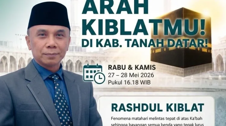 Kemenag Ajak Cek Arah Kiblat Rashdul