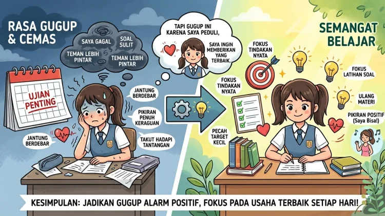 Mengubah Rasa Gugup Menjadi Semangat Belajar