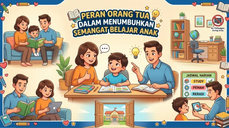 Peran Orang Tua dalam Menumbuhkan Semangat Belajar Anak