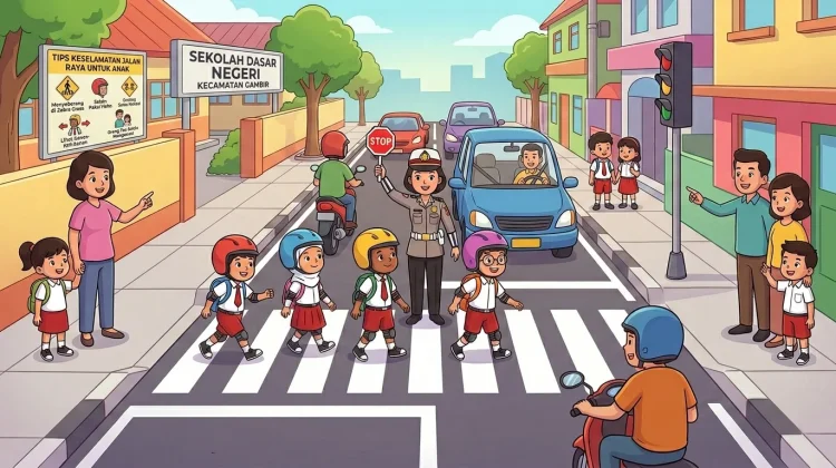 Melindungi Anak dari Risiko di Jalan Raya
