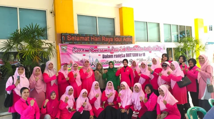 GOW Pasbar Peringati HUT ke-18 Senam Kesehatan
