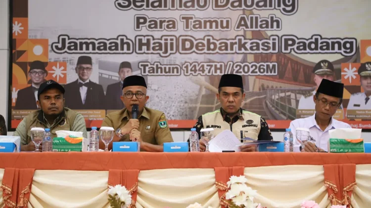 Debarkasi Padang Bersiap Terima Kedatangan Kloter Haji Pertama