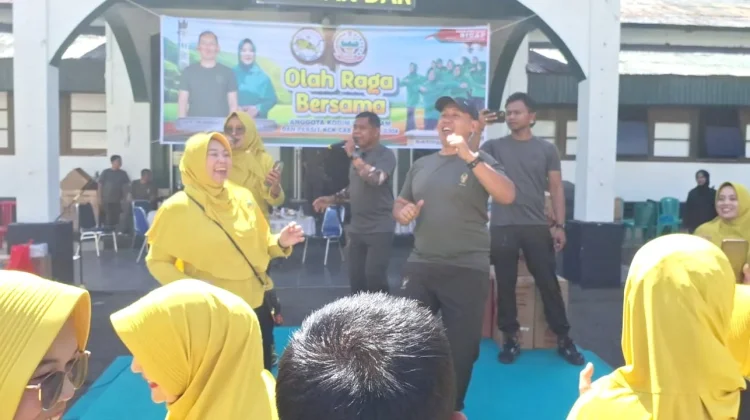 Olah Raga Bersama Sekaligus Pamitan Dandim 0304/Agam Penuh Haru