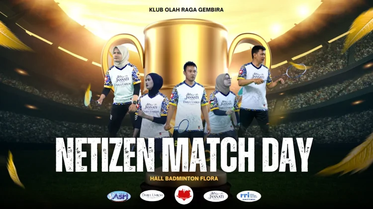 Klub Olahraga Gembira Gelar Netizen Match Day Badminton Edisi ke-4