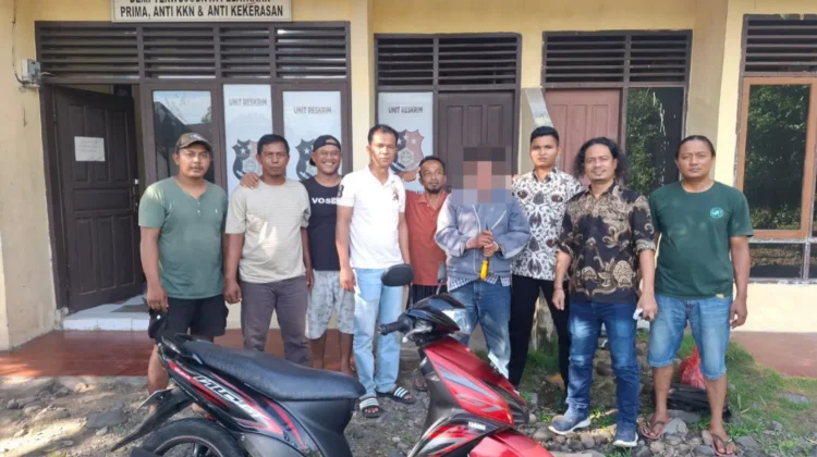 Tim URC Satreskrim Polres Pasbar Amankan Pelaku Pencurian Kotak Amal Masjid