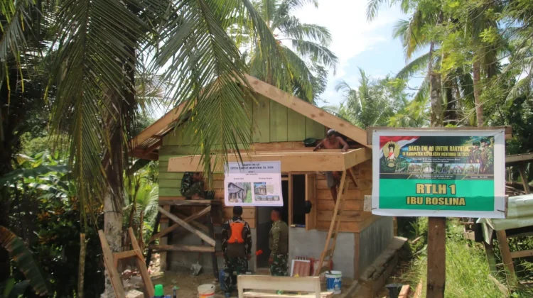 Rehab RTLH Hampir Rampung, Satgas Karya Bakti TNI AD Masuk Tahap Finishing