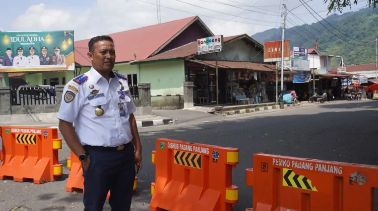 Dishub Padang Panjang Evaluasi Rekayasa Lalin Pasar Pusat, Arus Kini Lebih Lancar