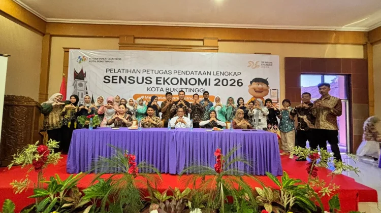BPS Bukittinggi Siapkan Petugas Profesional Hadapi Sensus Ekonomi 2026