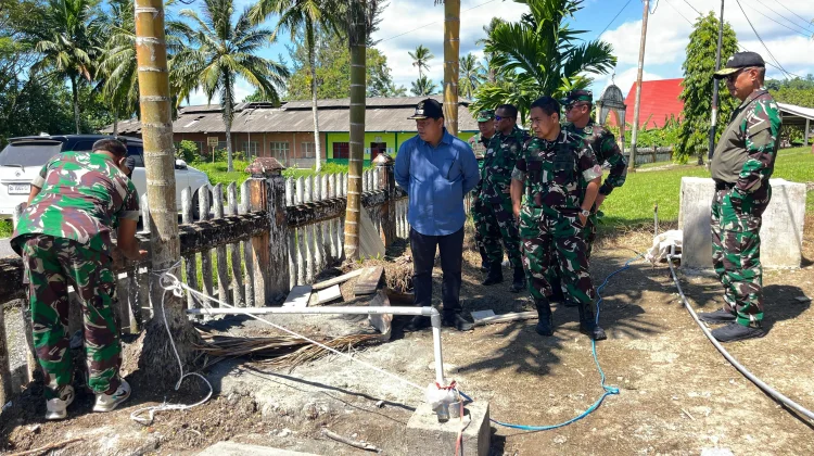 Dihari Kedua Wadan Pusterad Tinjau Progres Karya Bakti TNI AD di Mentawai