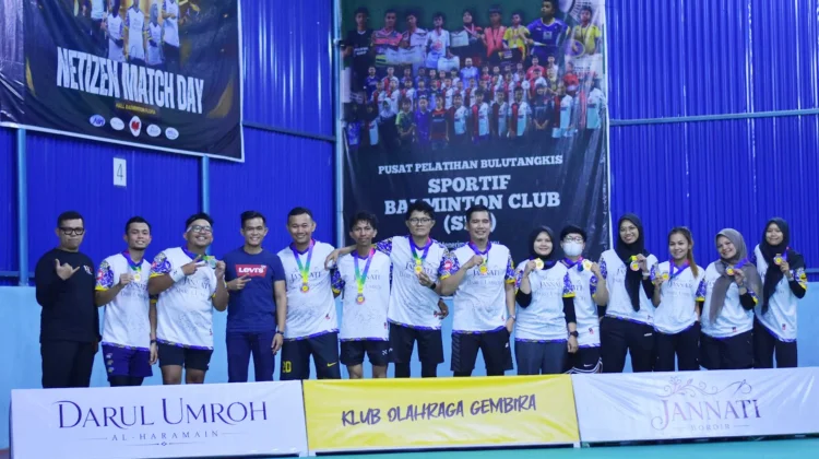 Turnamen Badminton Antar Netizen Rutin Diselenggarakan Klub Olahraga Gembira