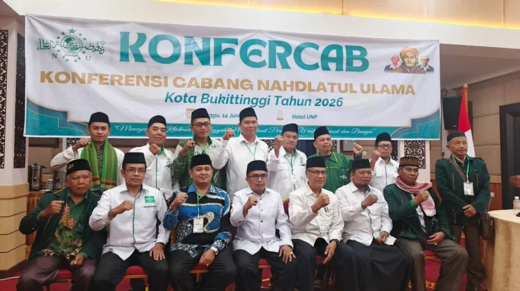 Karateker PCNU Bukittinggi Sukses Hantarkan Konfercab VII