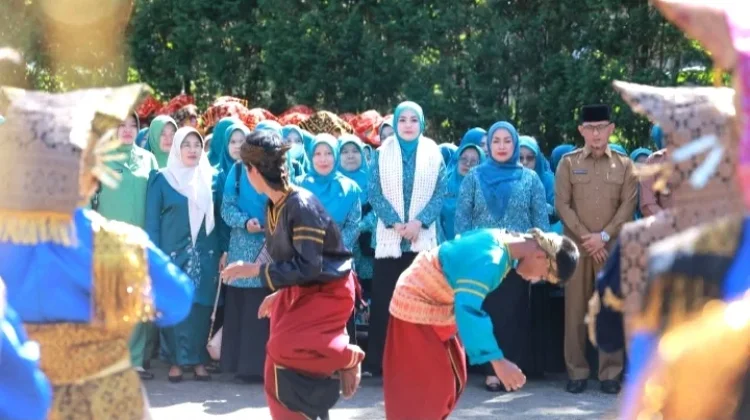 TP-PKK Tanah Datar Monev di Nagari Paninjauan X Koto