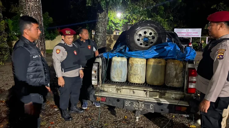 Tim URC Satreskrim Polres Pasbar Ungkap Penyalahgunaan BBM Bersubsidi Bio Solar