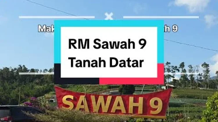 Wisata Sawah 9, Destinasi Menikmati Keindahan Alam di Kab Tanah Datar