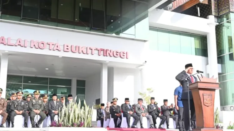 Pemko Bukittinggi Gelar Upacara Peringati Hari Lahir Pancasila
