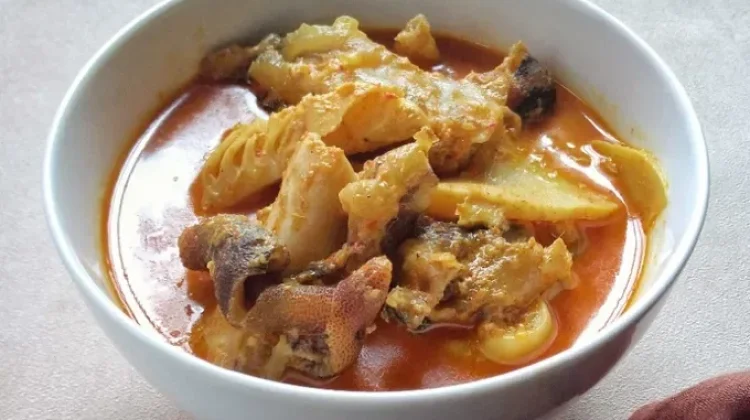 Gulai Tunjang khas Minang yang Kaya akan Rempah