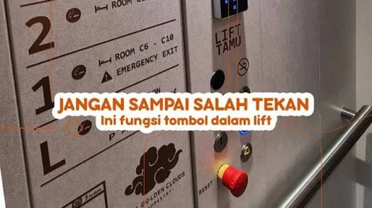 Mengenal Tombol pada Lift
