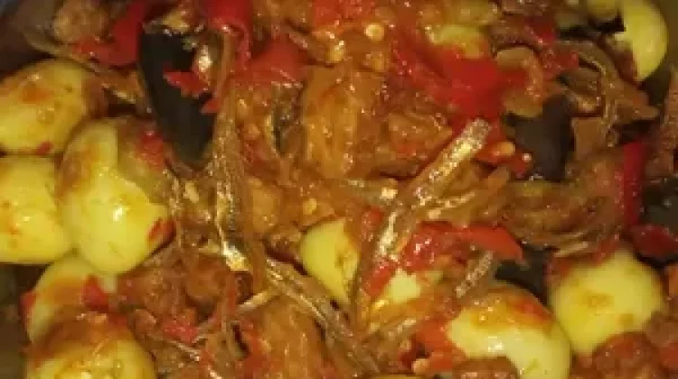 Goreng Telur Puyuh, Terong, dan Tempe yang Mantap