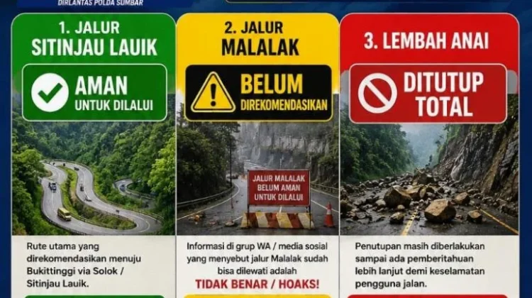 Dirlantas Polda Sumbar Rilis Informasi Kondisi Arus Lalin Lembah Anai Terkini