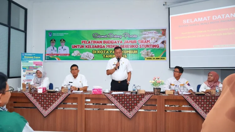 Bukan Bansos Biasa Wawako Payakumbuh Dorong Warga Berbisnis Jamur
