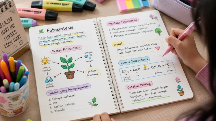 Manfaat Warna-warni pada Catatan Anak saat Belajar